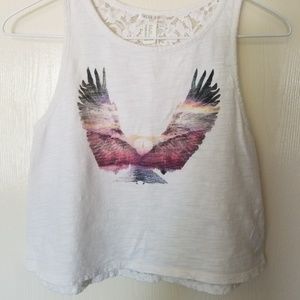 Forever 21 girl's tank top with lace detail